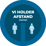 Vi holder afstand